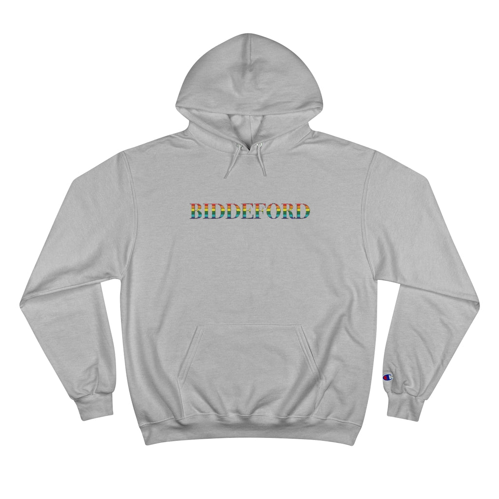 Biddeford Rainbow Champion Hoodie