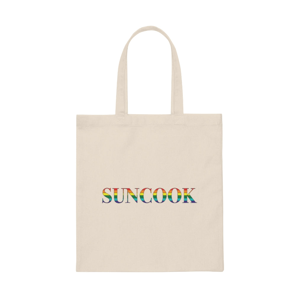 Suncook Rainbow Canvas Tote Bag