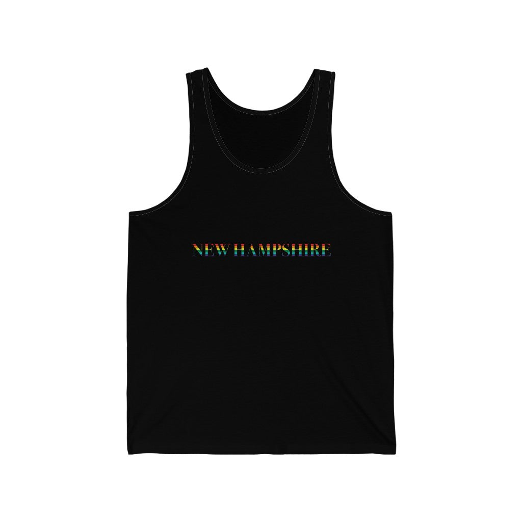 New Hampshire Rainbow Unisex Jersey Tank