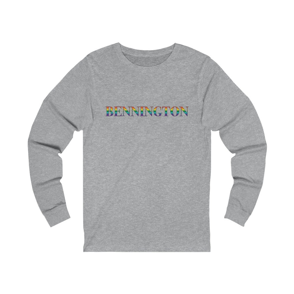 Bennington Rainbow Unisex Jersey Long Sleeve Tee