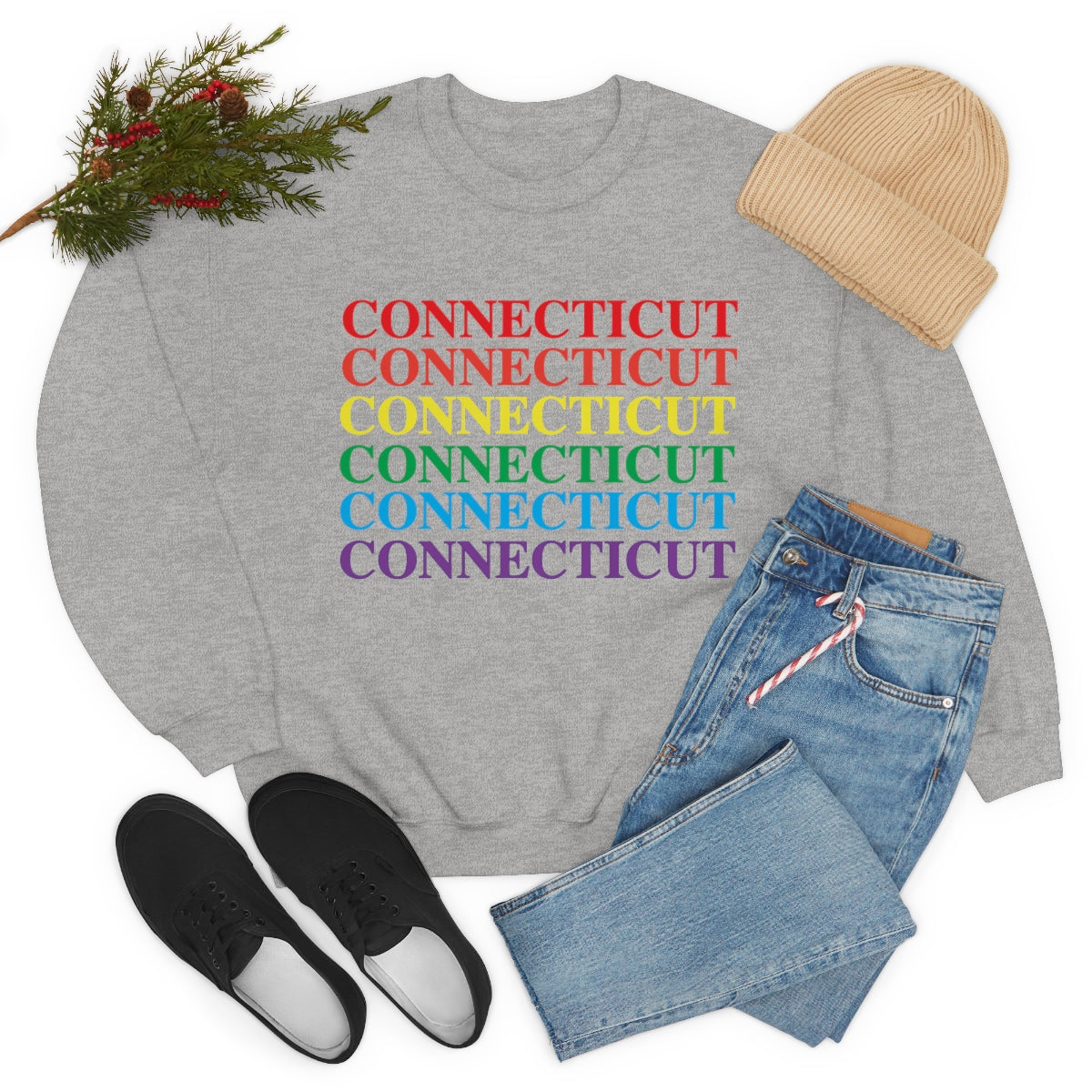 Connecticut Pride Unisex Heavy Blend™ Crewneck Sweatshirt