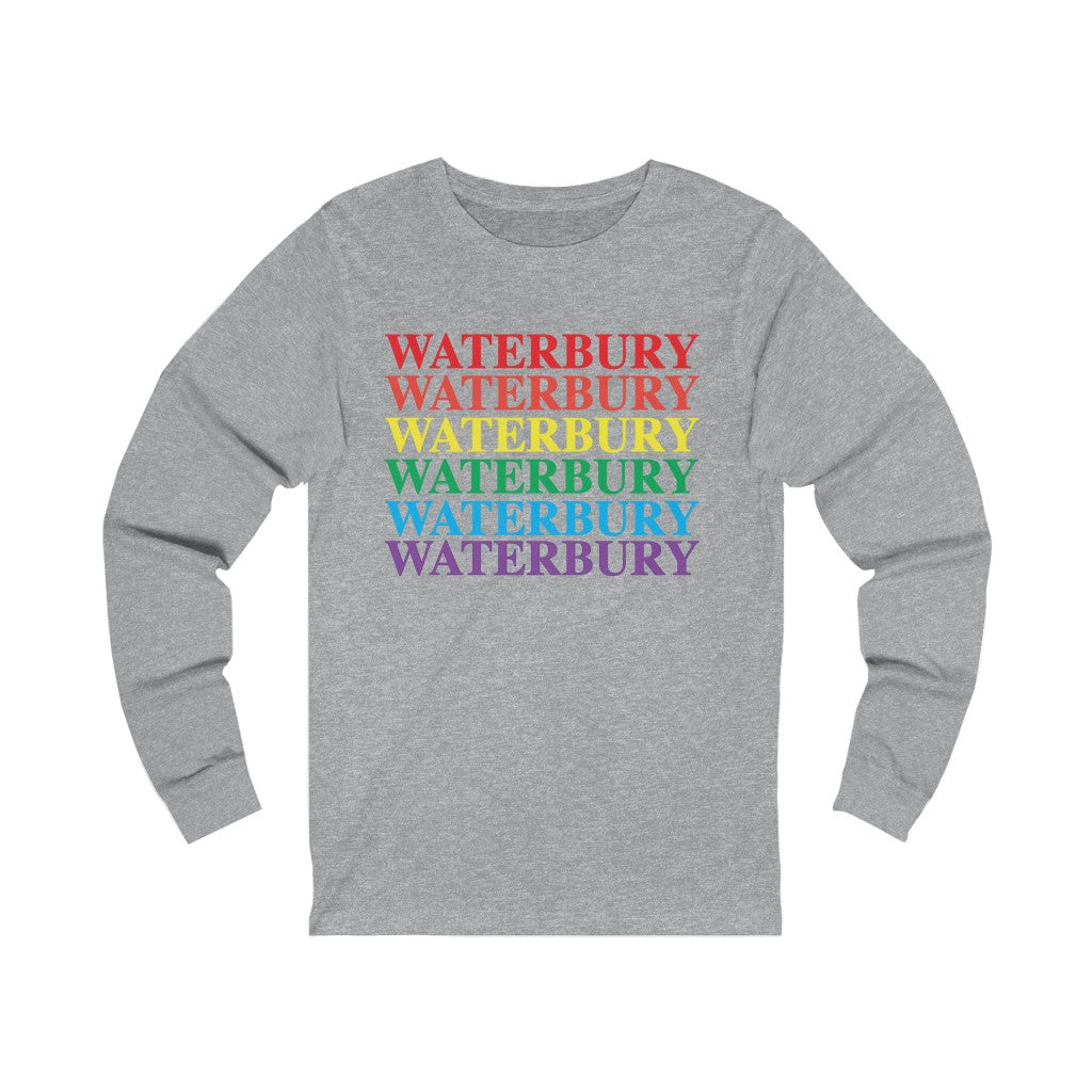 Waterbury Pride Unisex Jersey Long Sleeve Tee