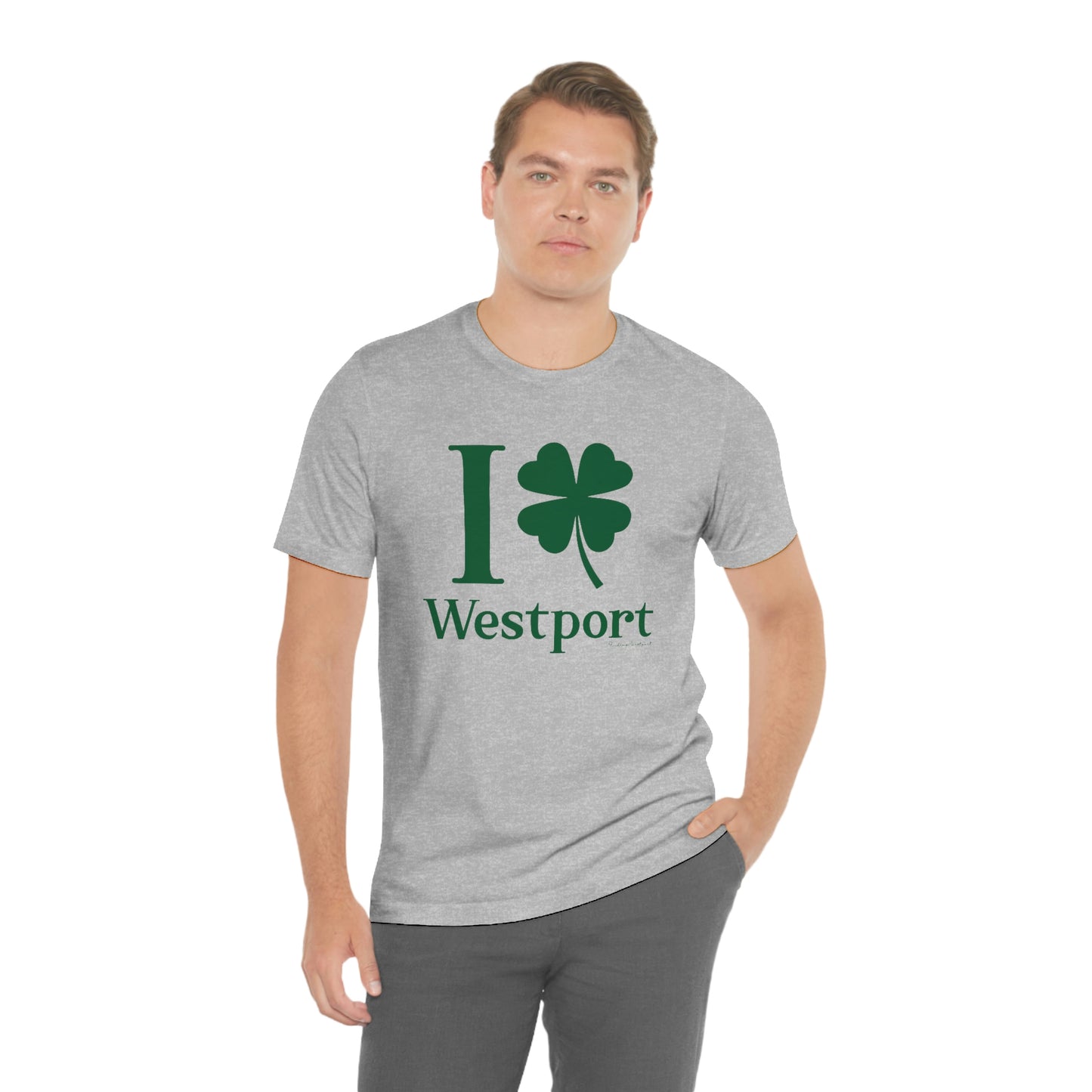 I Clover Westport (Green) Unisex Jersey Short Sleeve Tee