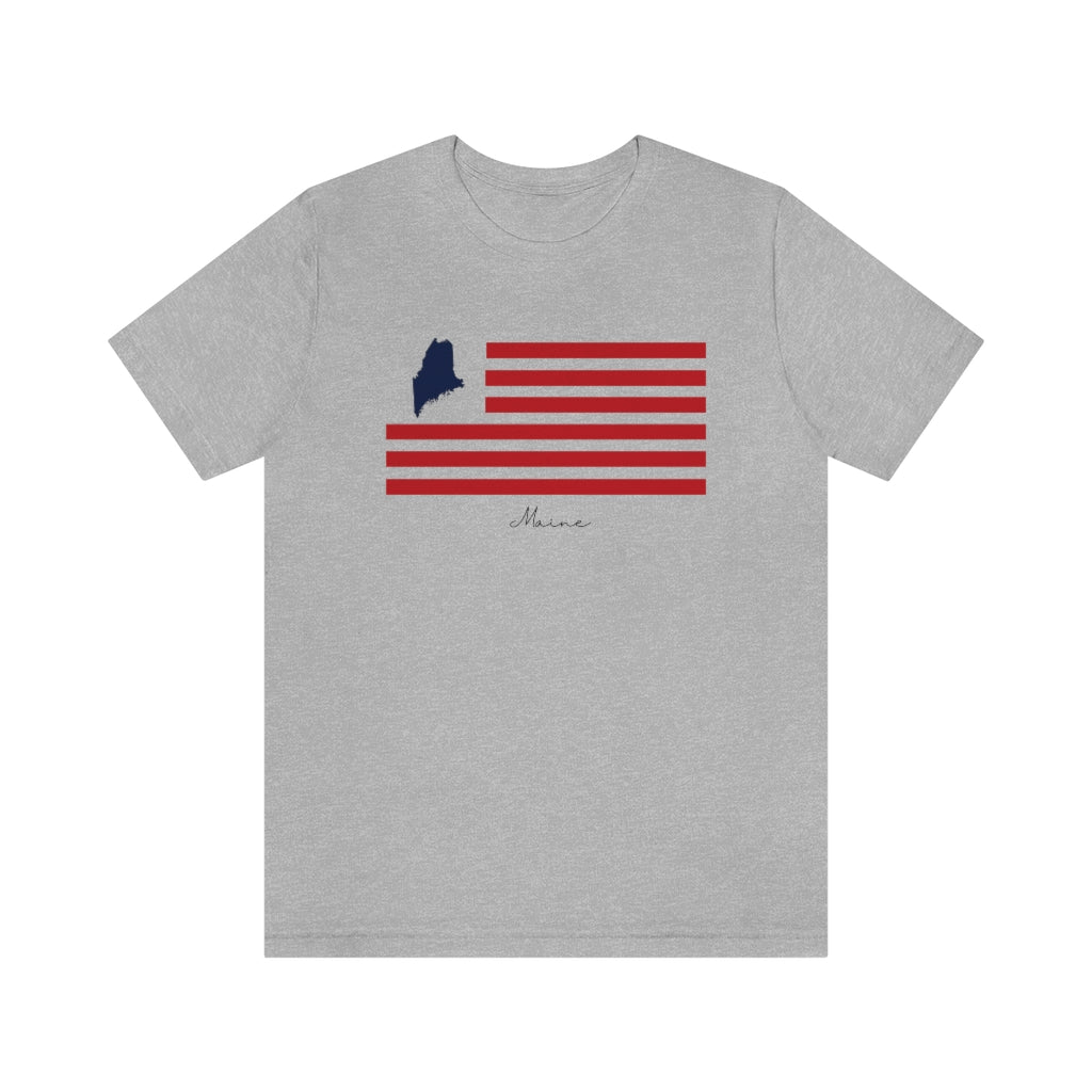 Maine Flag collection has tee shirts, mugs, reusable bags, and other apparel and gifts. All proceeds goes to help build the Finding Maine brand and get our website up and going. Free shipping on all products. 