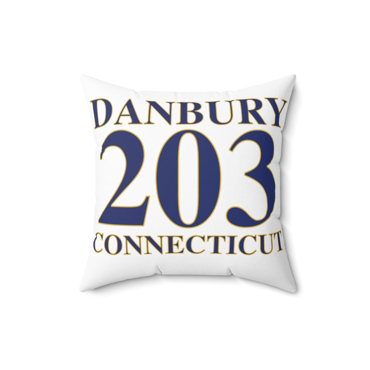 Danbury 203 Connecticut Spun Polyester Square Pillow