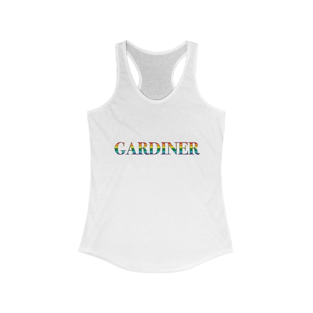 Gardiner Rainbow Women's Ideal Racerback Tank