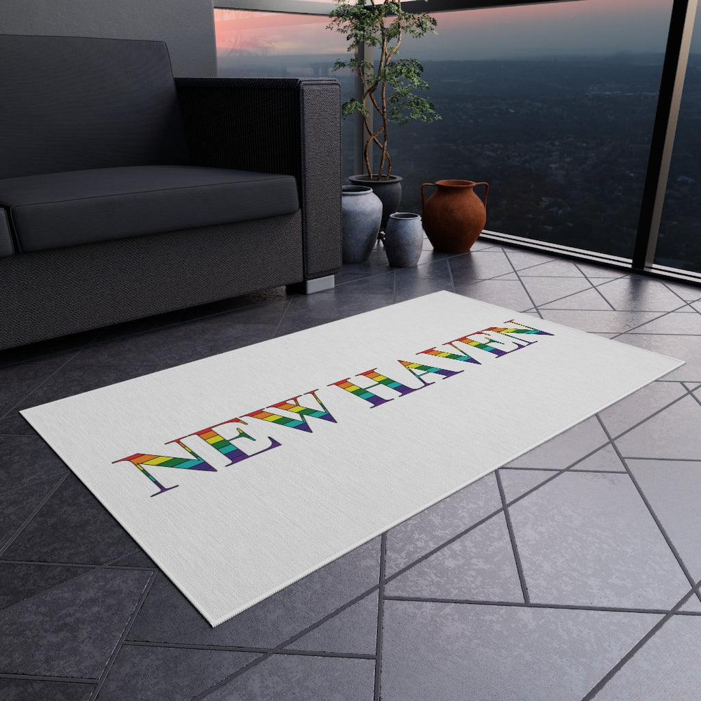 New Haven Rainbow Outdoor Rug