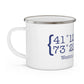 Weston Coordinates Enamel Camping Mug