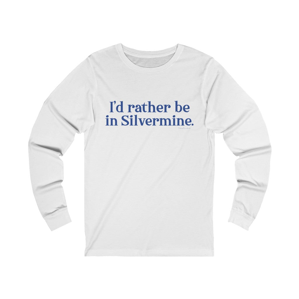 I'd rather be in Silvermine.   I’d rather be  in Rowayton  Norwalk Connecticut tee shirts, hoodies sweatshirts, mugs and other apparel, home gifts and souvenirs. Proceeds of this collections goes to help Finding Norwalk and Finding Connecticut’s brand. Free USA shipping 