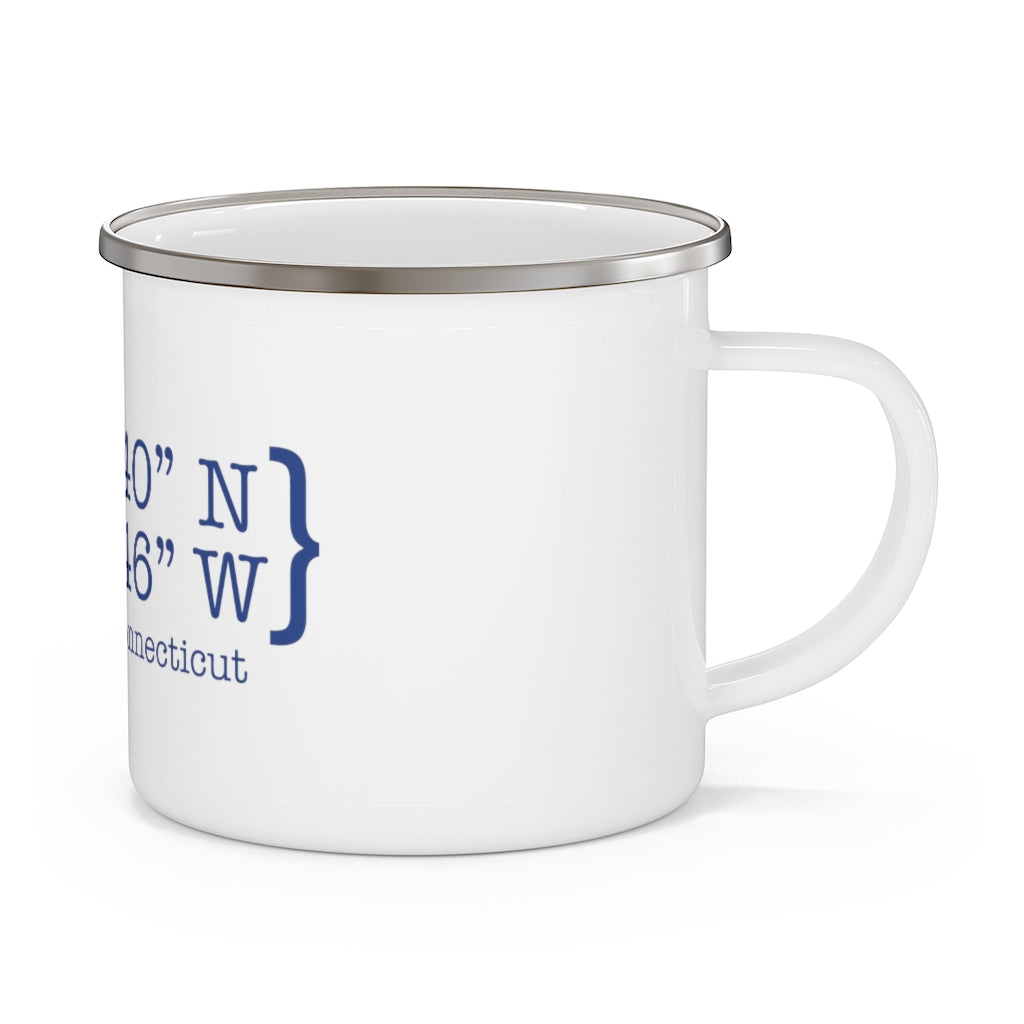 New Britain Coordinates Enamel Camping Mug