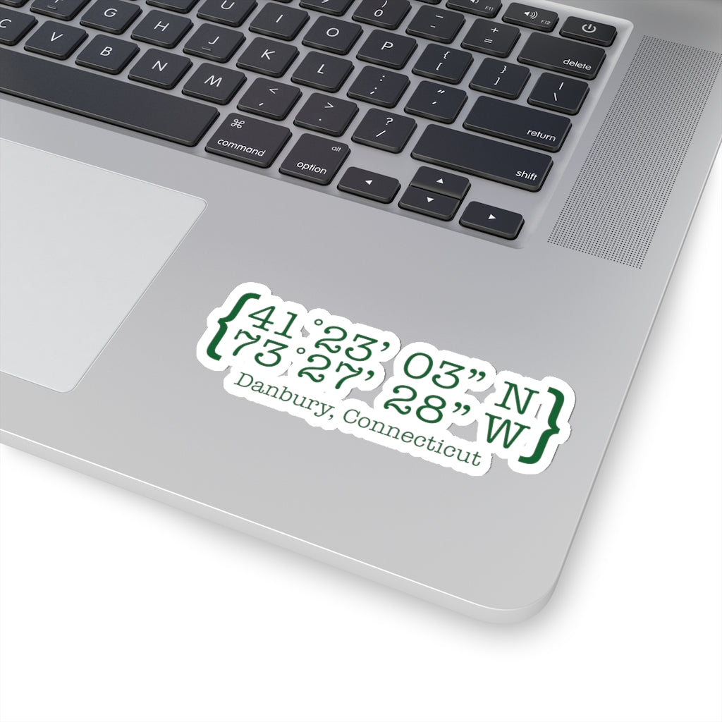 danbury ct coordinates stickers