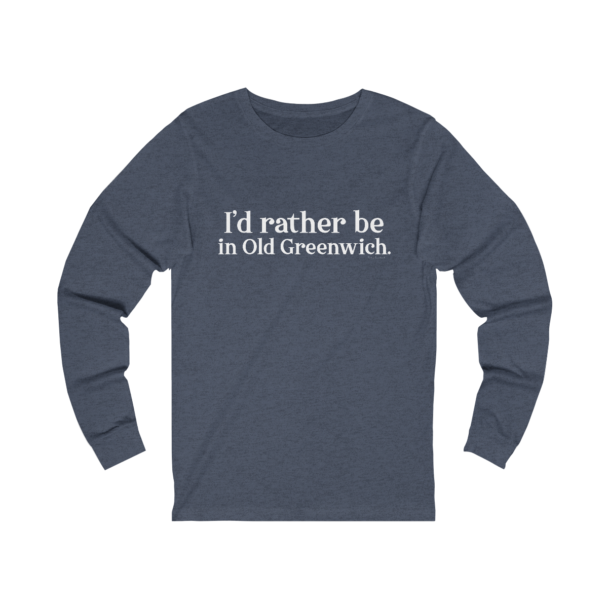 greenwich ct / connecticut long sleeve tee shirt 