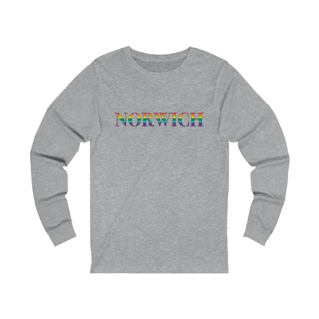 Norwich Rainbow Unisex Jersey Long Sleeve Tee