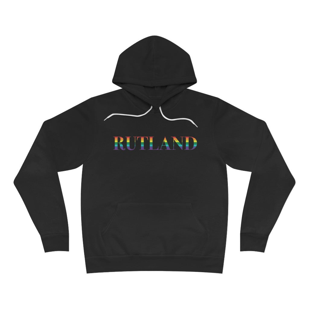 Rutland Rainbow Unisex Sponge Fleece Pullover Hoodie