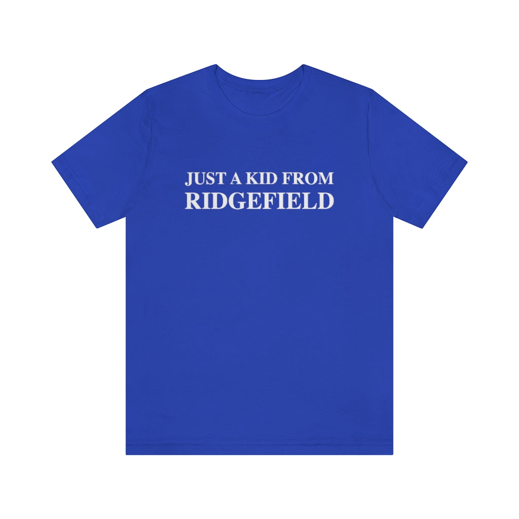 Just a kid from Ridgefield. Ridgefield, Connecticut tee shirts, hoodies sweatshirts, mugs and other apparel, home gifts and souvenirs. Proceeds of this collections goes to help Finding Ridgefield and Finding Connecticut’s brand. Free USA shipping