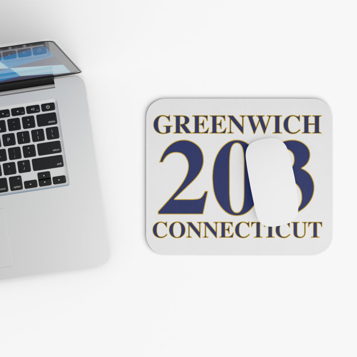 Greenwich 203 Connecticut Mouse Pad (Rectangle)