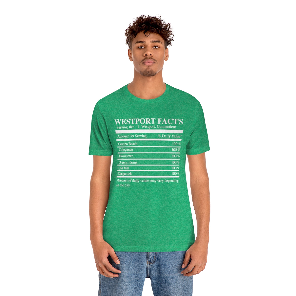 Westport Facts Unisex Jersey Short Sleeve Tee