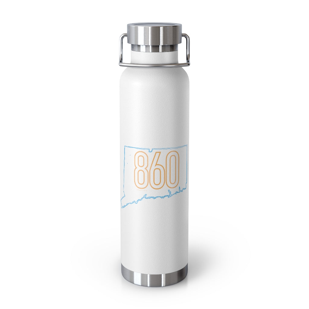 860 Neon - Orange Copper Vacuum Insulated Bottle, 22oz