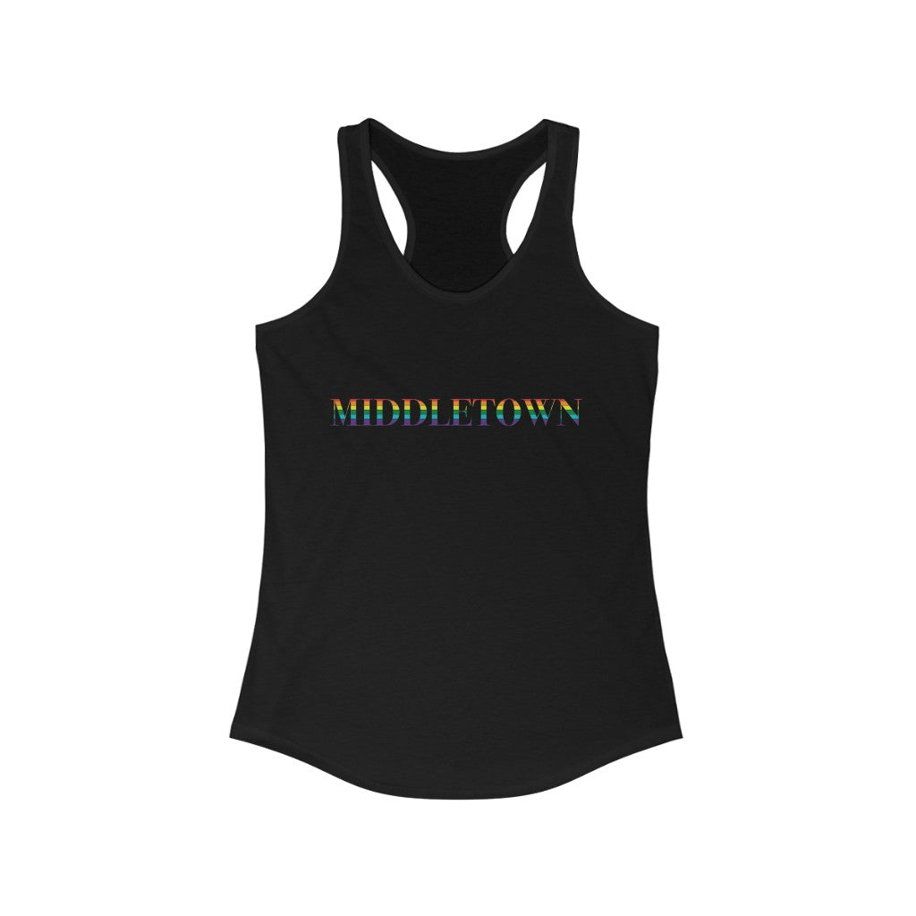 Middletown Rainbow Women's Ideal Racerback Tank