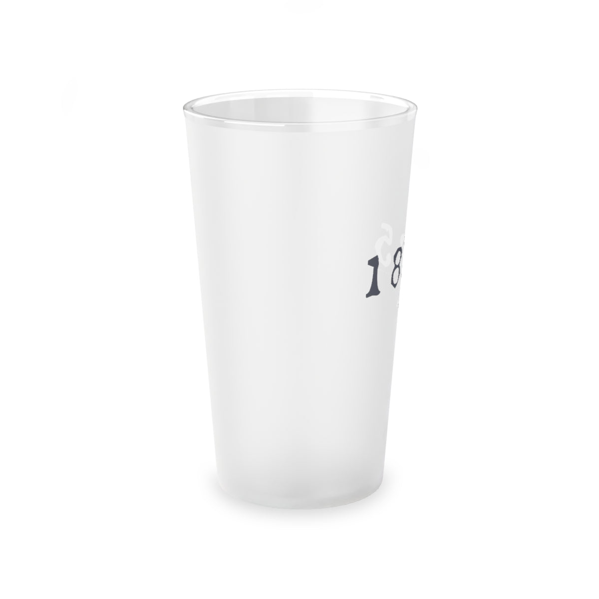 1835 Westport Frosted Pint Glass, 16oz