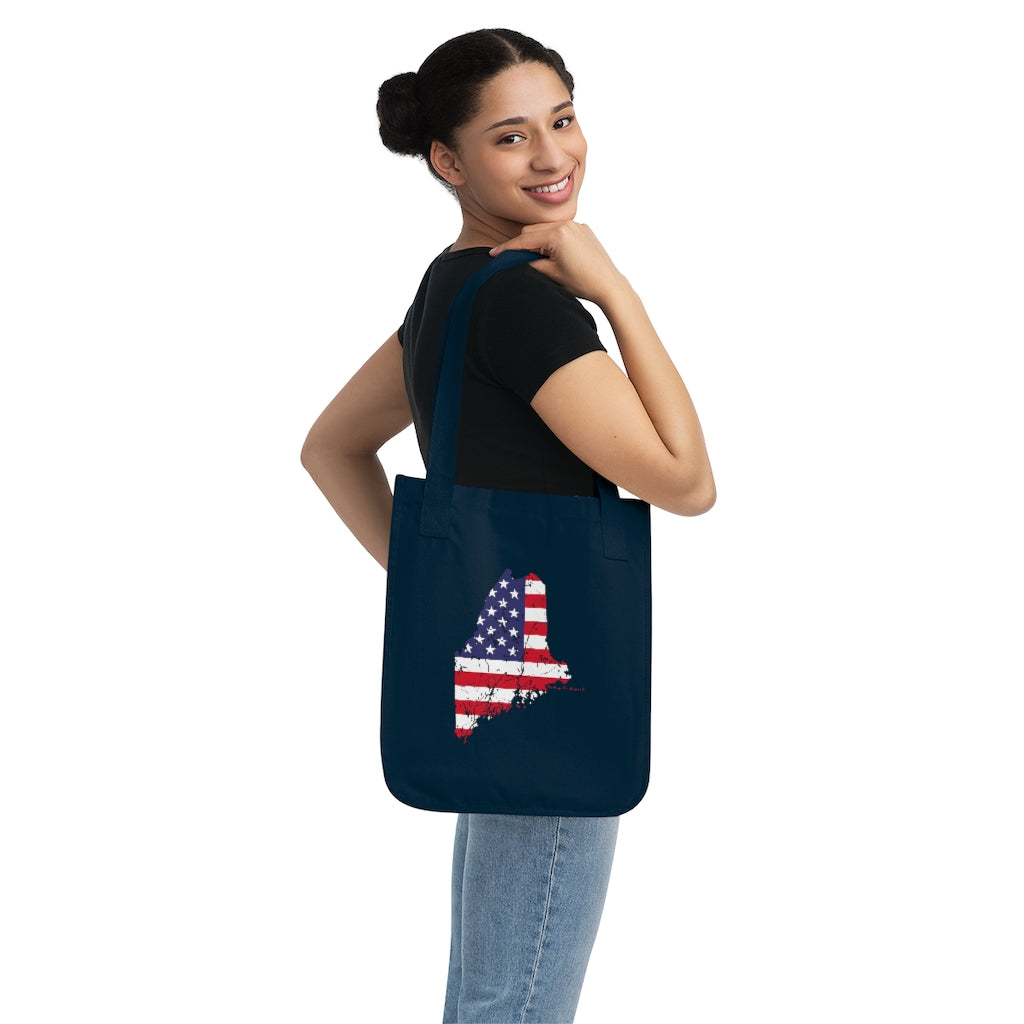 Maine American Flag collection has tee shirts, mugs, reusable bags, and other apparel and gifts. All proceeds goes to help build the Finding Maine brand and get our website up and going. Free shipping on all products. 