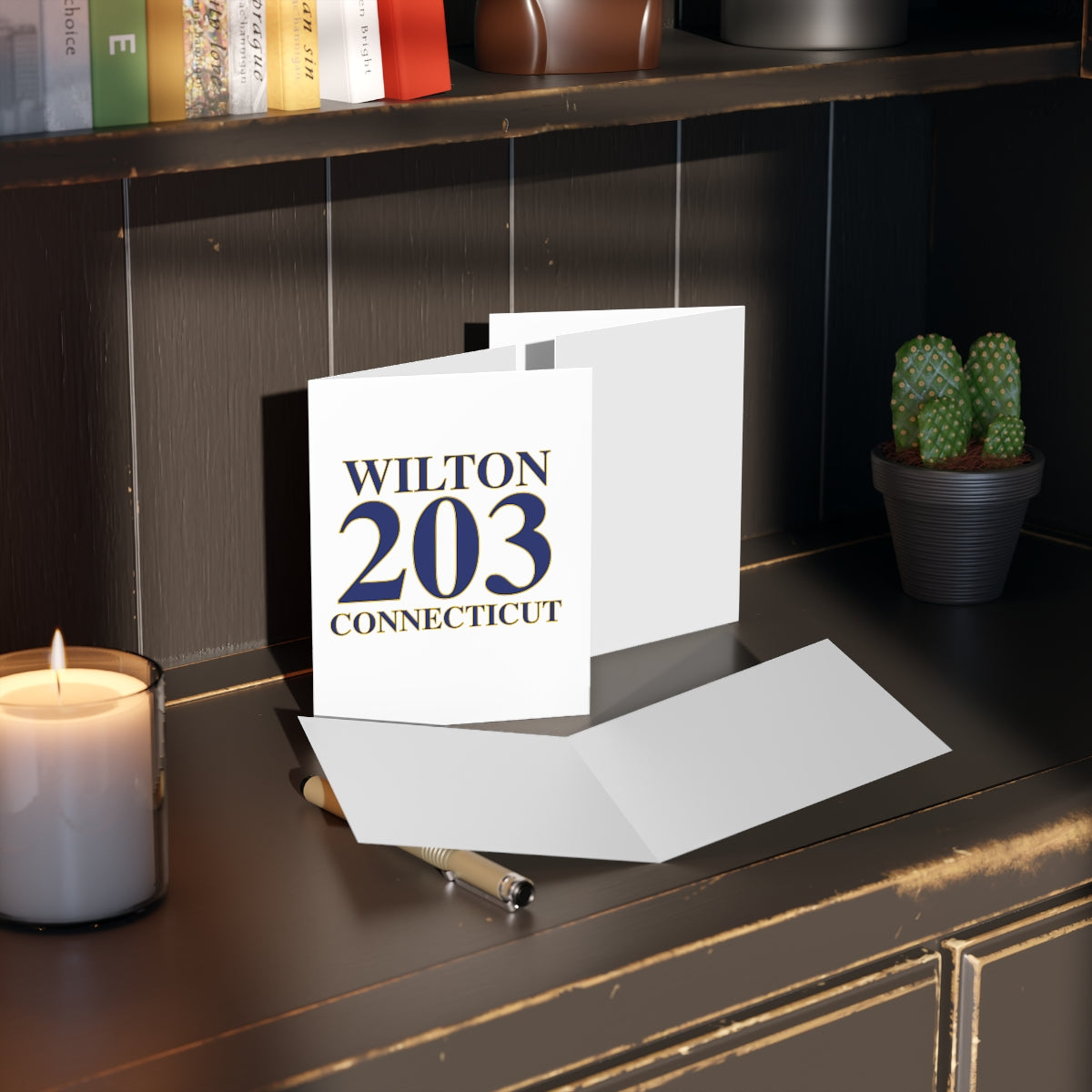 Wilton 203 Connecticut Greeting Cards (8, 16, and 24 pcs)