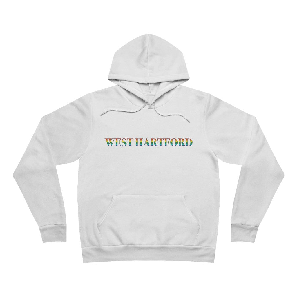 West Hartford Rainbow hoodie.  West Hartford Connecticut tee shirts, hoodies sweatshirts, mugs, other apparel, home gifts, and souvenirs.  10% of the Proceeds of this collection will be donated to a Connecticut LGBTQ organization. Free USA shipping. 