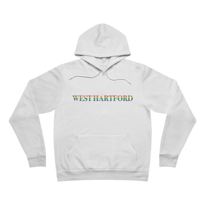 West Hartford Rainbow hoodie.  West Hartford Connecticut tee shirts, hoodies sweatshirts, mugs, other apparel, home gifts, and souvenirs.  10% of the Proceeds of this collection will be donated to a Connecticut LGBTQ organization. Free USA shipping. 