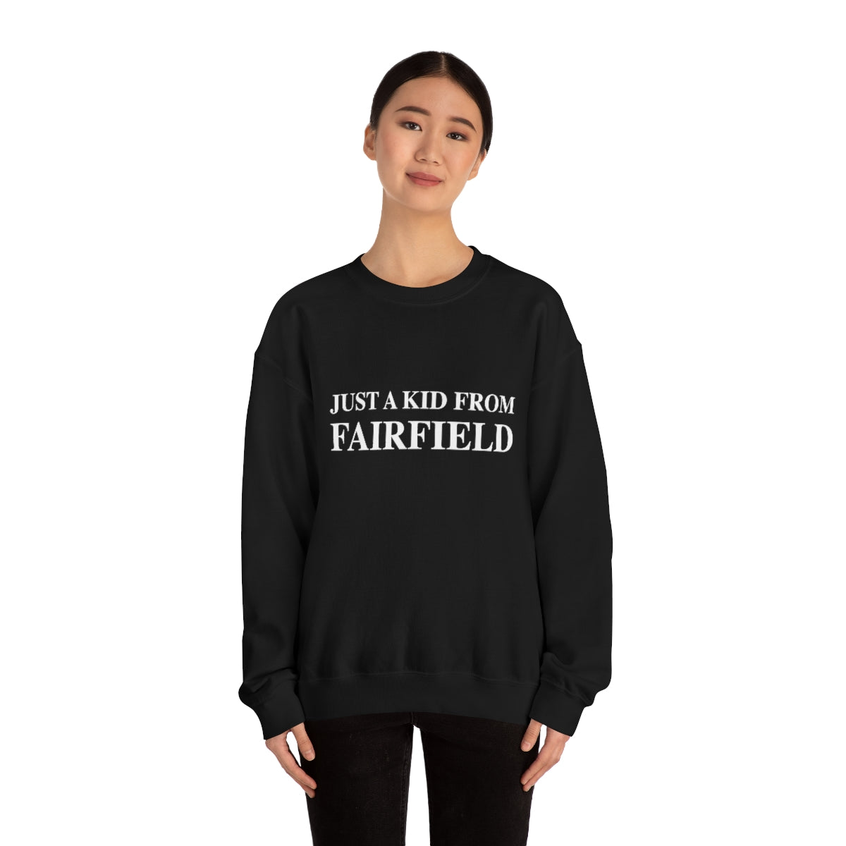 just a kid from fairfield ct / connecticut sweatshirt 