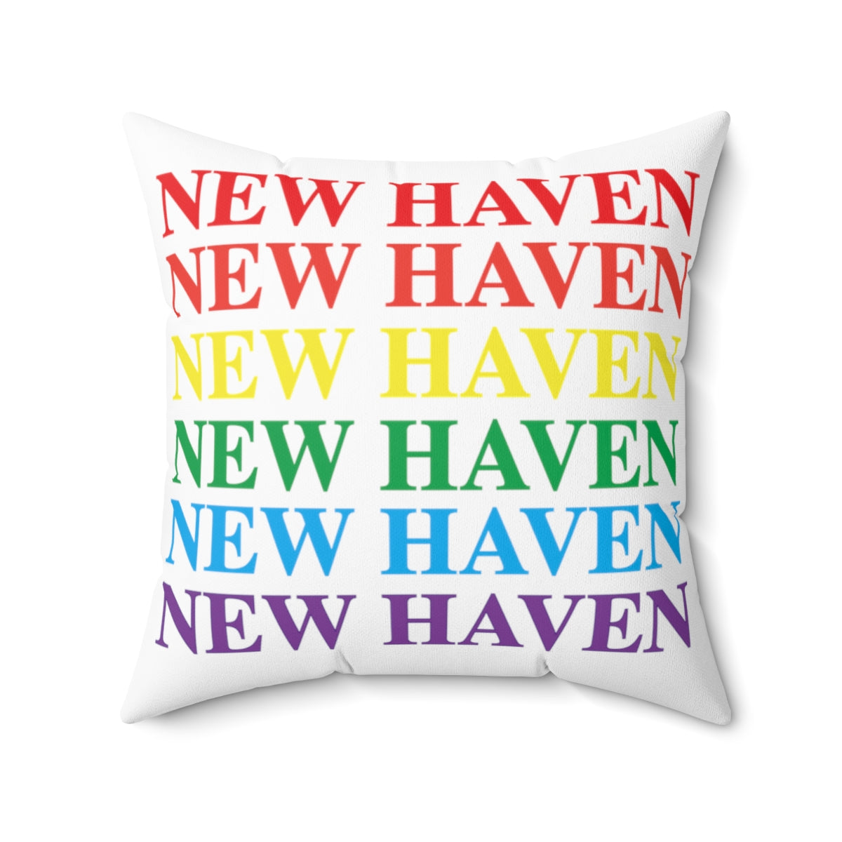 New Haven Pride Spun Polyester Square Pillow 