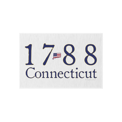 1788 Connecticut American Flag Outdoor Rug