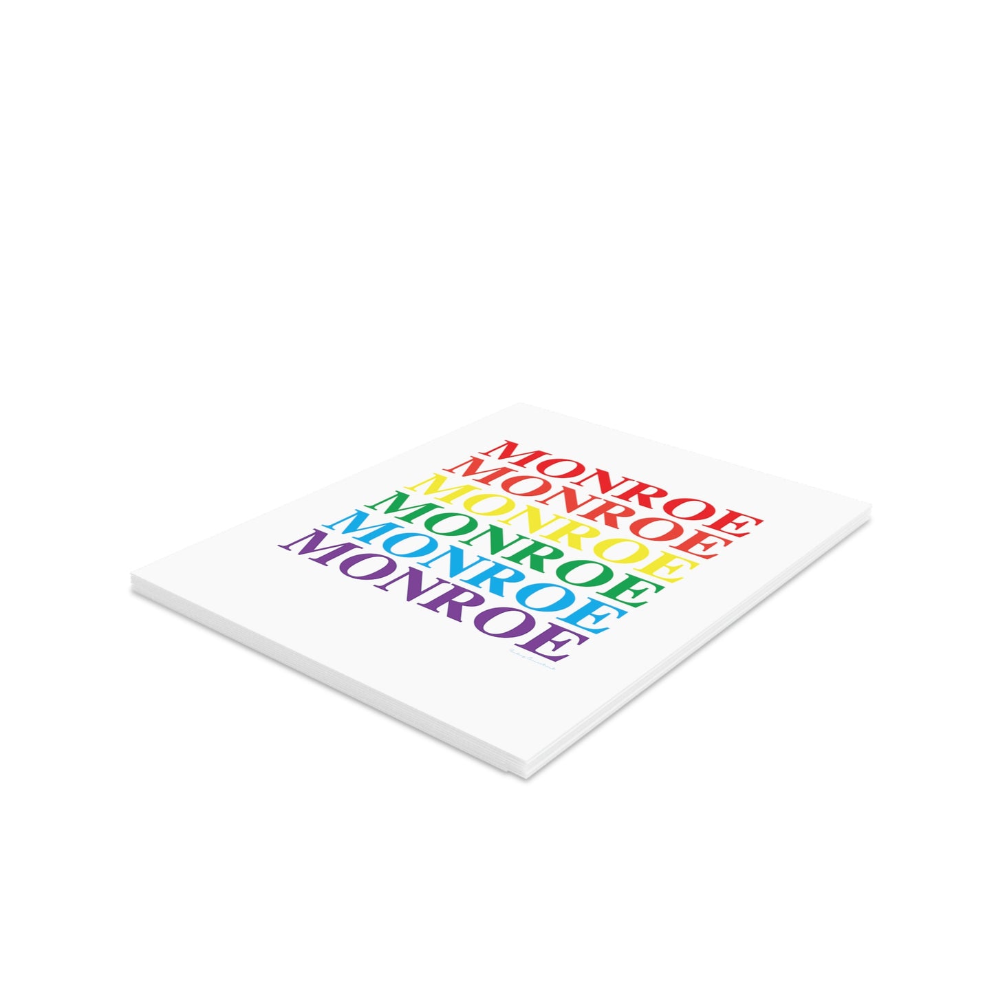 Monroe Pride Greeting Cards (8, 16, and 24 pcs)