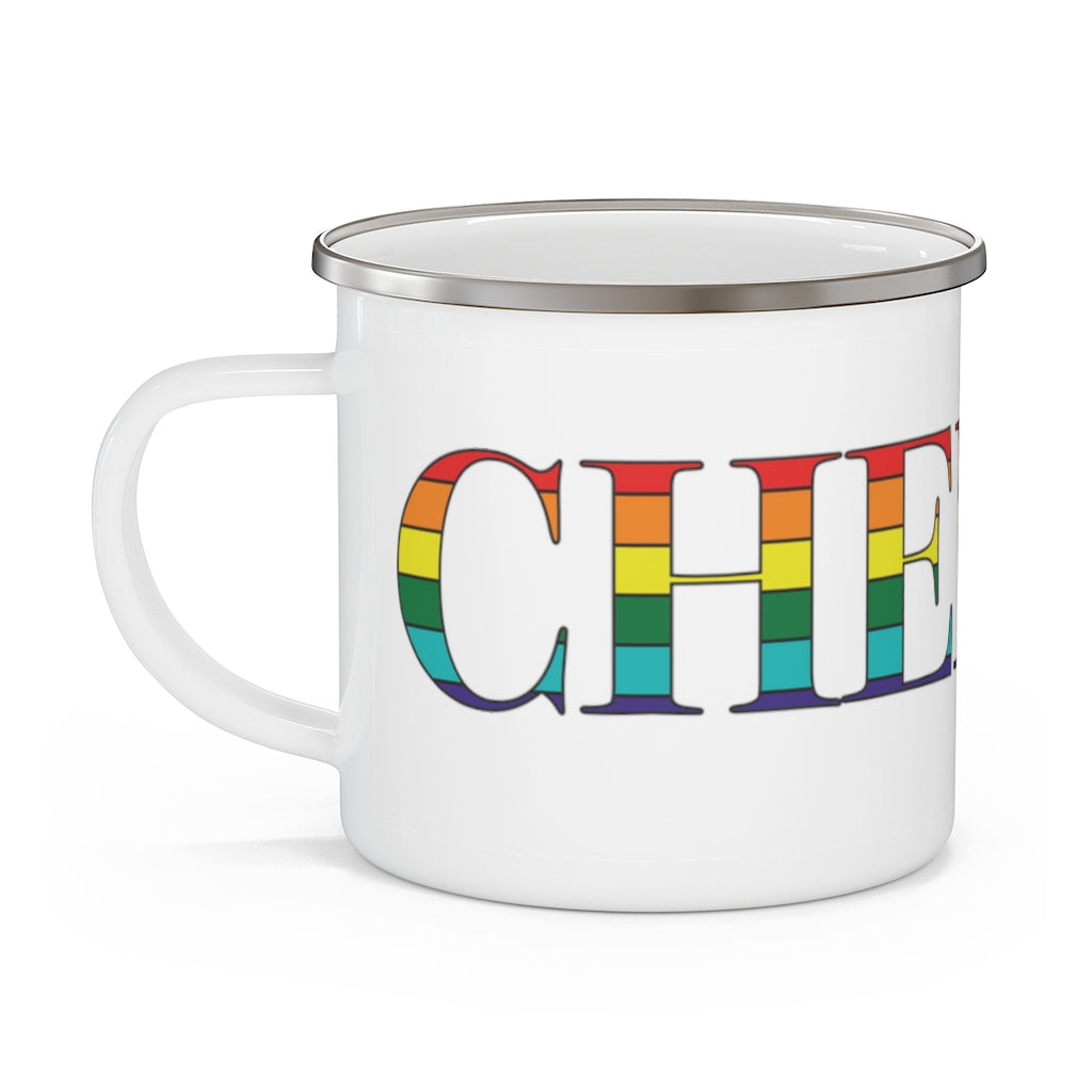 Chelsea Rainbow Enamel Camping Mug