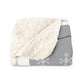 Connecticut Ugly Holiday Sherpa Fleece Blanket