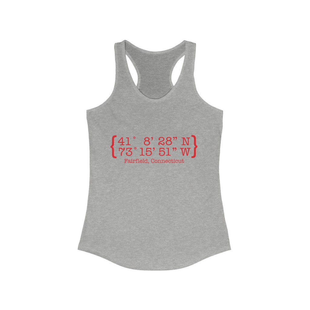 fairfield ct / connecticut womens tank top shirt 