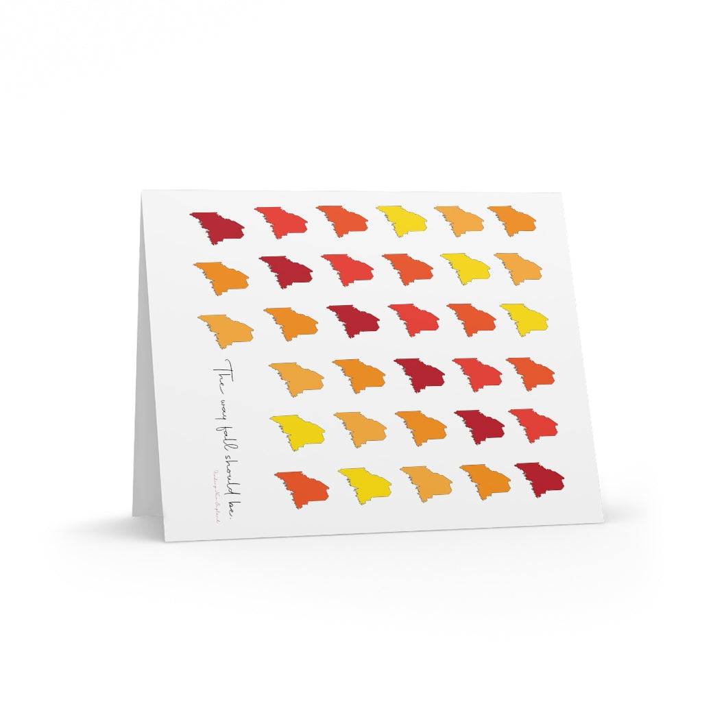 The Way Fall Should Be  Greeting cards (8, 16, and 24 pcs)