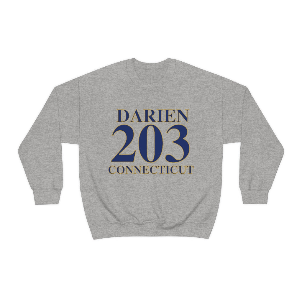 darien 203 connecticut sweatshirt