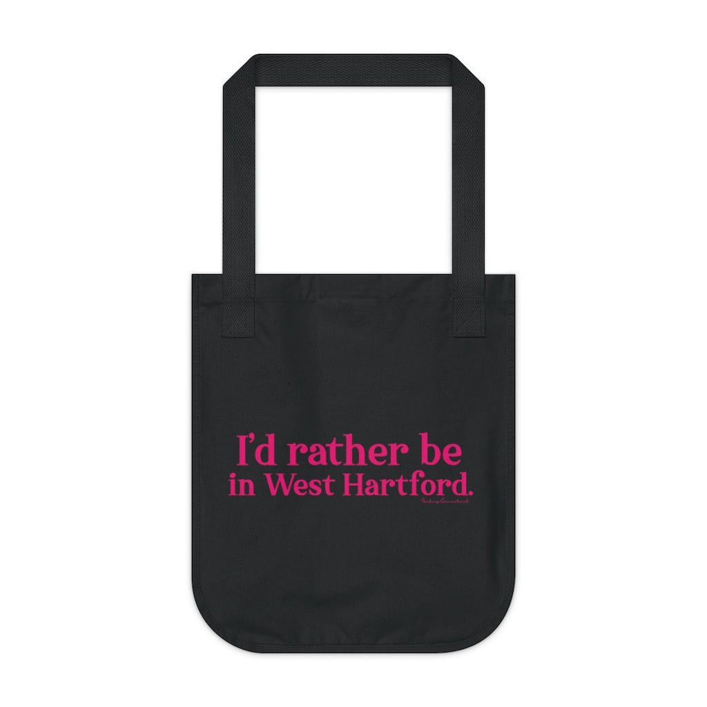 I’d rather be in West Hartford resuable tote bags.  West Hartford Connecticut tee shirts, hoodies sweatshirts, mugs, and other apparel, home gifts, and souvenirs. Proceeds of this collection go to help Finding Connecticut’s brand. Free USA shipping. 