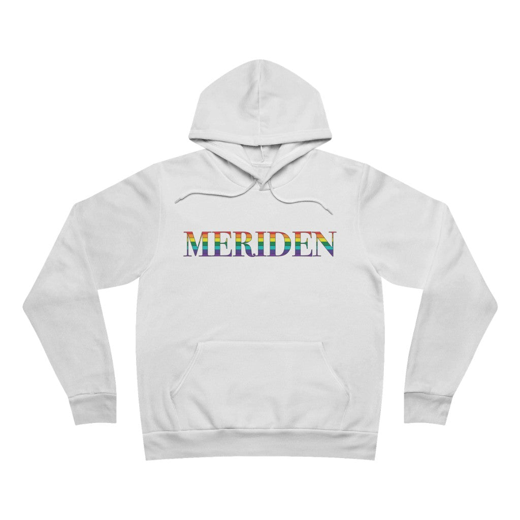 Meriden Rainbow Unisex Sponge Fleece Pullover Hoodie