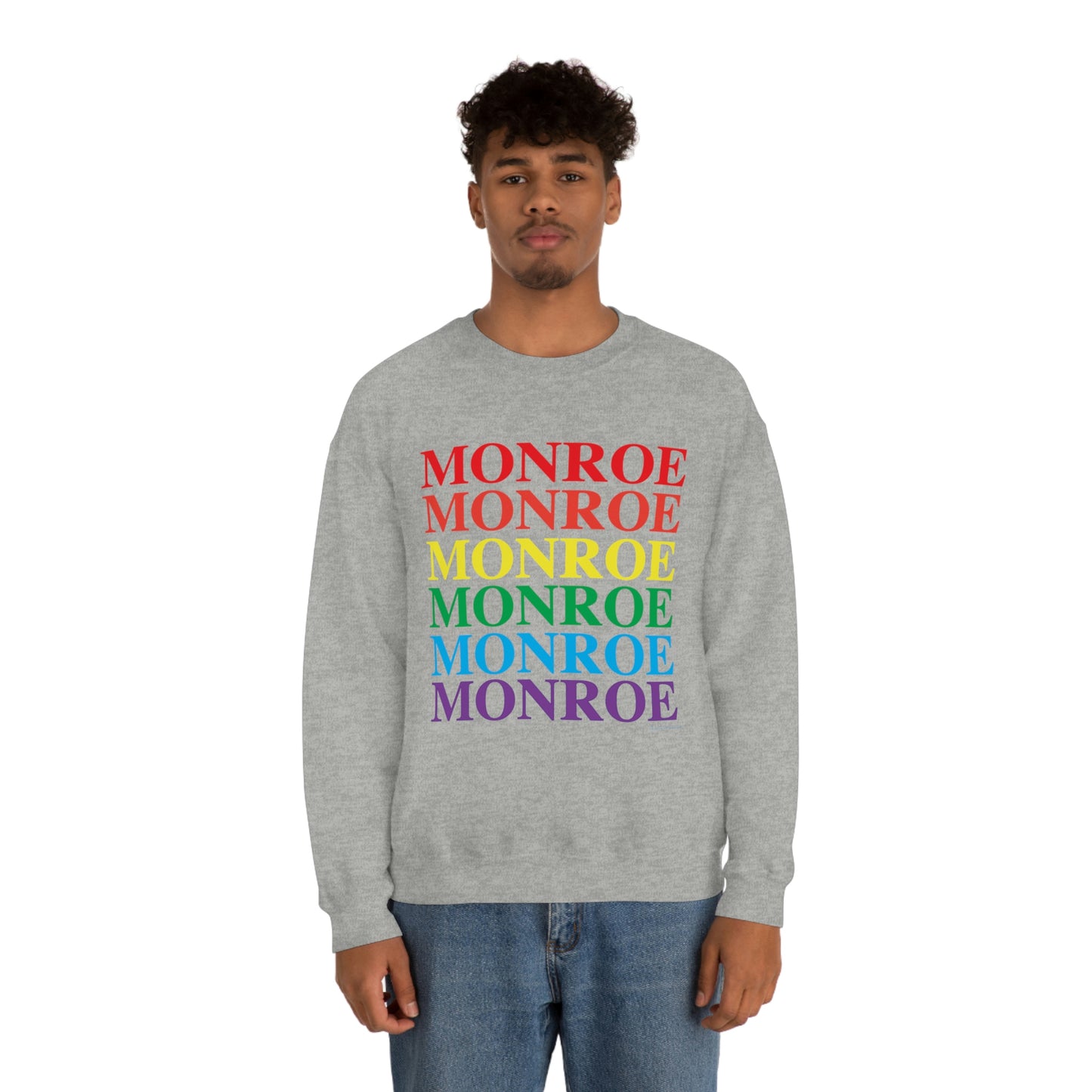 Monroe Pride Unisex Heavy Blend™ Crewneck Sweatshirt