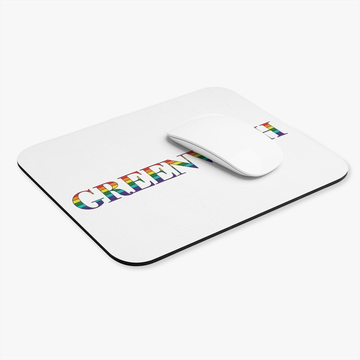 Greenwich Rainbow Mouse Pad (Rectangle)