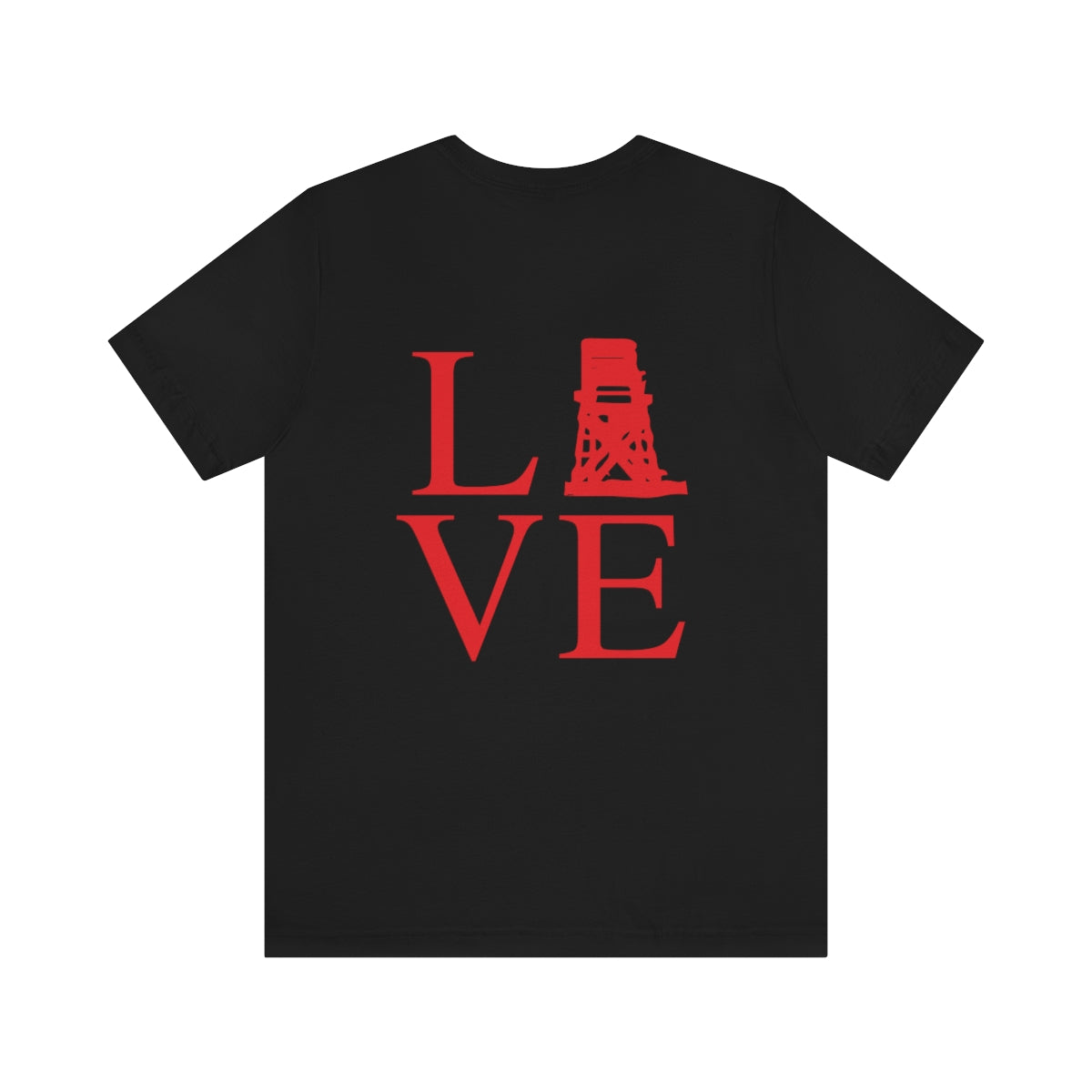 Fairfield Love (front and back) Unisex Jersey Short Sleeve Tee