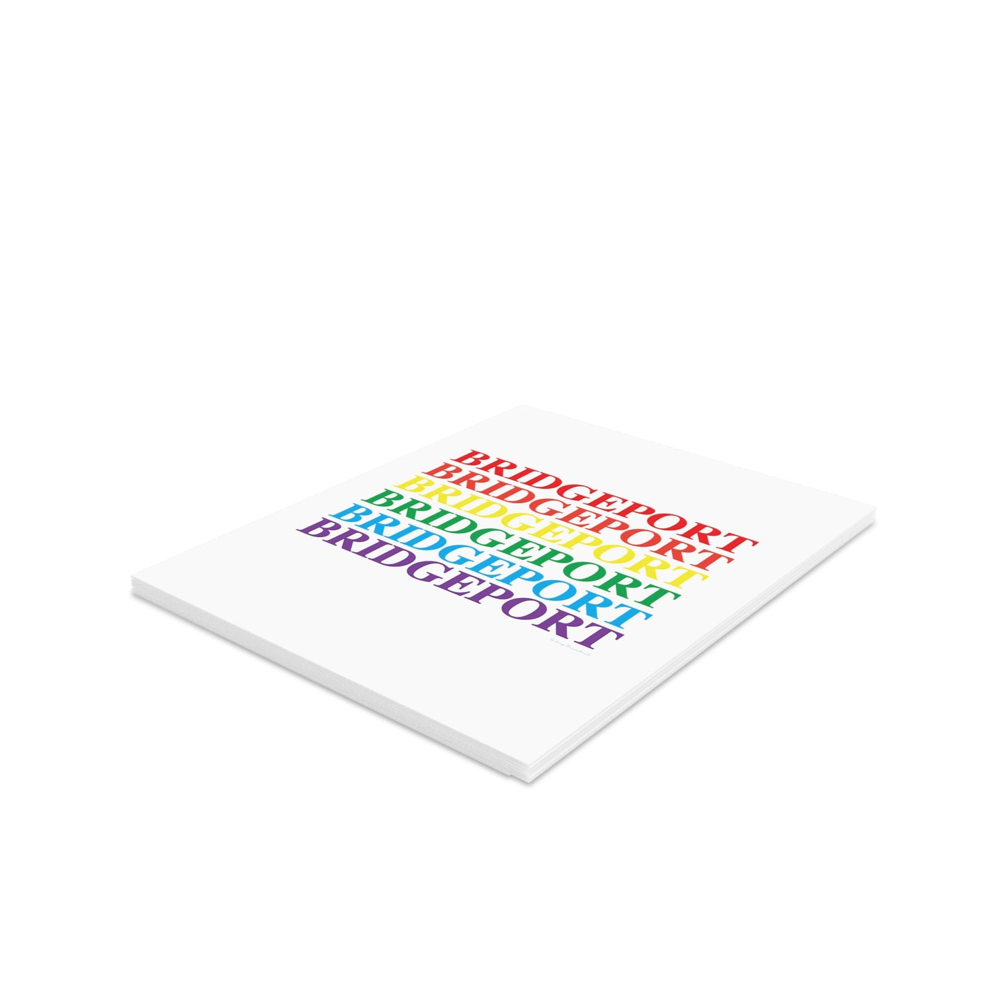 Bridgeport Pride Greeting Cards (8, 16, and 24 pcs)