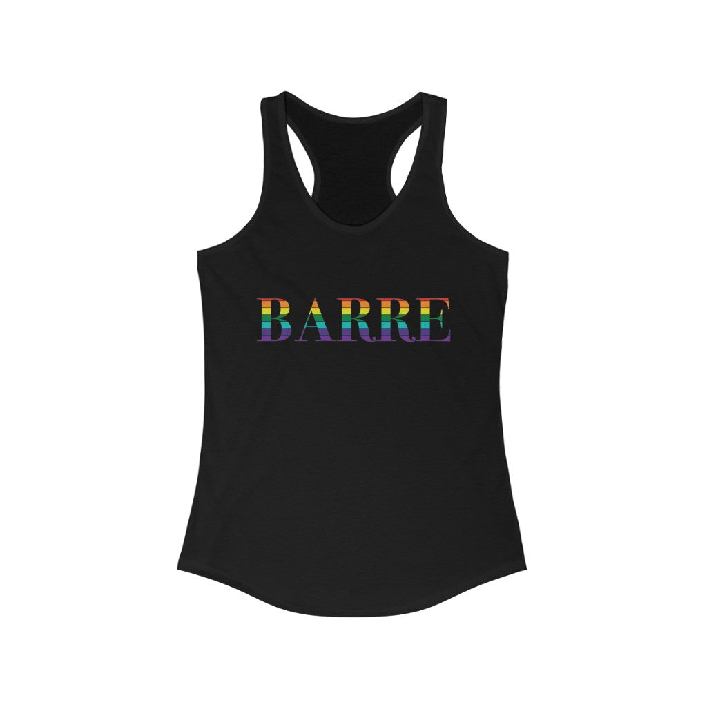 Barre Rainbow Women's Ideal Racerback Tank