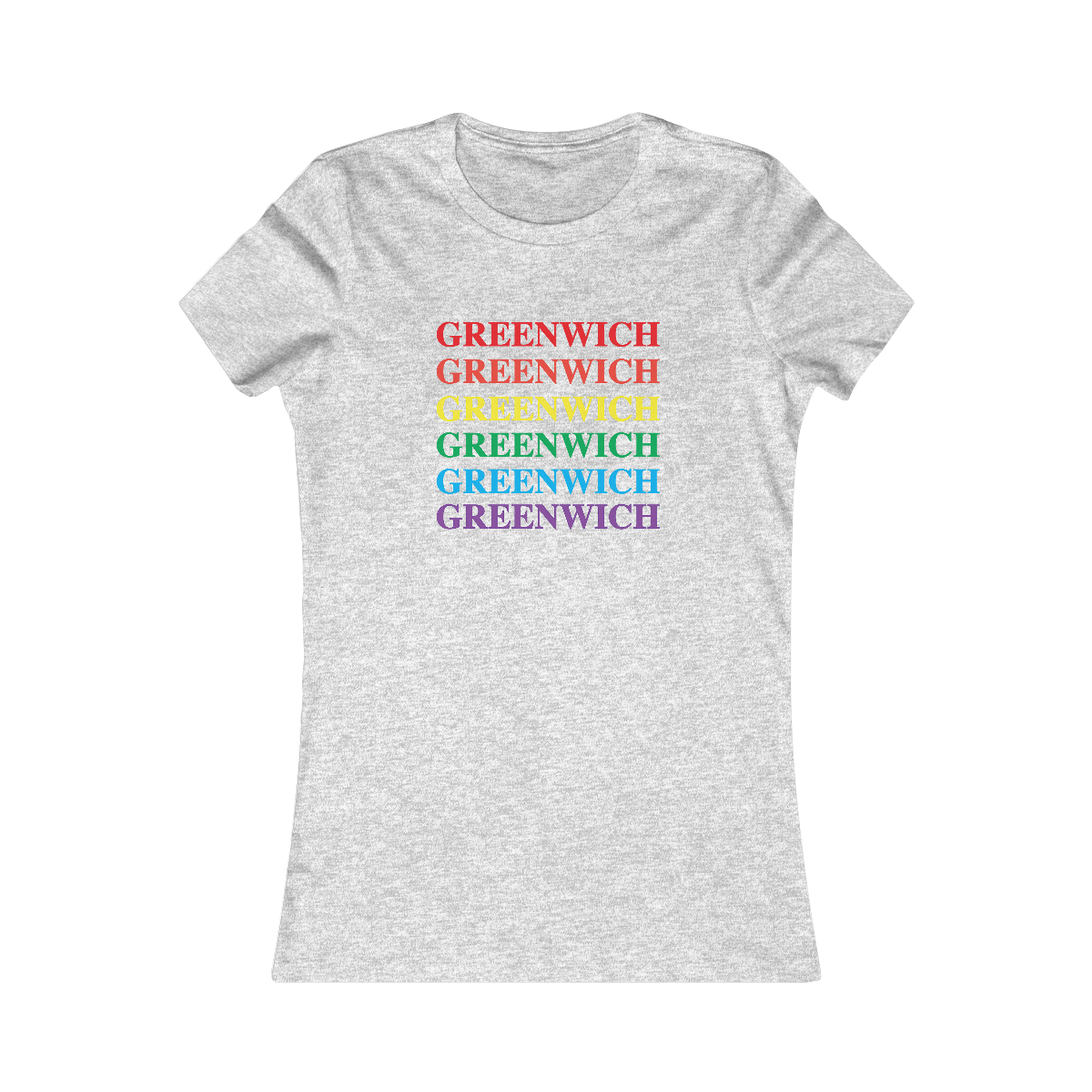 greenwich pride womens tee shirt 