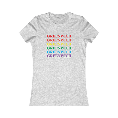 greenwich pride womens tee shirt 