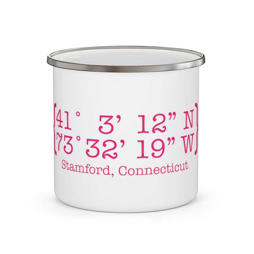 Stamford Coordinates Enamel Camping Mug