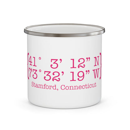 Stamford Coordinates Enamel Camping Mug