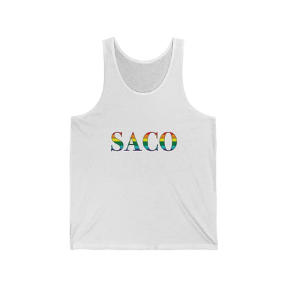 Saco Rainbow Unisex Jersey Tank