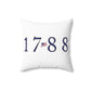 1788 Spun Polyester Square Pillow